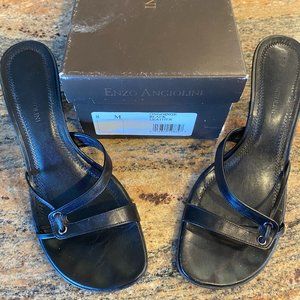 Unique Enzo Angiolini Black Heels Size 8